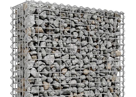 Adapté aux besoins du client formez Gabion soudé galvanisé plongé chaud Mesh For Gabion Screen