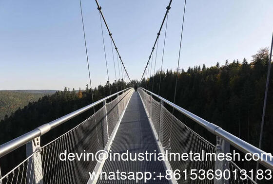 Ss 304 316 Filet de treillis métallique de zoo Câble métallique en acier inoxydable Maille d'avière pour la protection des oiseaux