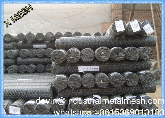 Clôture en treillis métallique hexagonal pour poulailler carré enduit de PVC