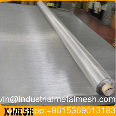 Tissage uni maille de fil d'acier inoxydable diamètre de fil 0.02-5.0mm & 1-500 mailles