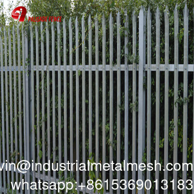 Wholesale Price 2.4m Ornamental Decorative Metal Steel D Pale Palisade Fencing Euro Fence Price