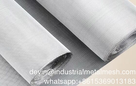 0.04mm 265mesh 304/316 Tissage Mécanique Acier Inoxydable Toile Métallique Filtre