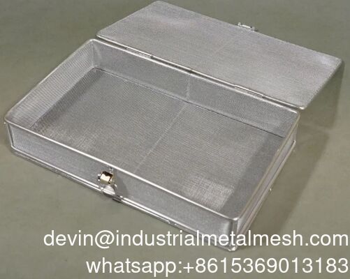 Stainless Steel Wire Mesh Basket for Medical Sterilization