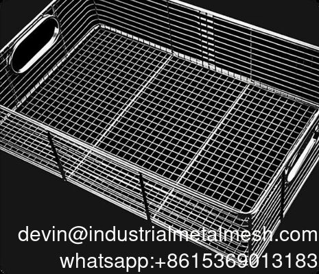 Stainless Steel Basket Tray for Sterilization Sasket with Electrolytic Polishing Treatment for Laboratory