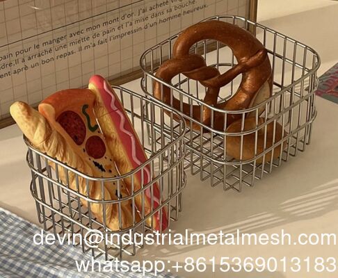 Appareils de cuisine en acier inoxydable Fruits légumes riz lavage drainage filtre filtre filet de fil de maillage panier de stockage