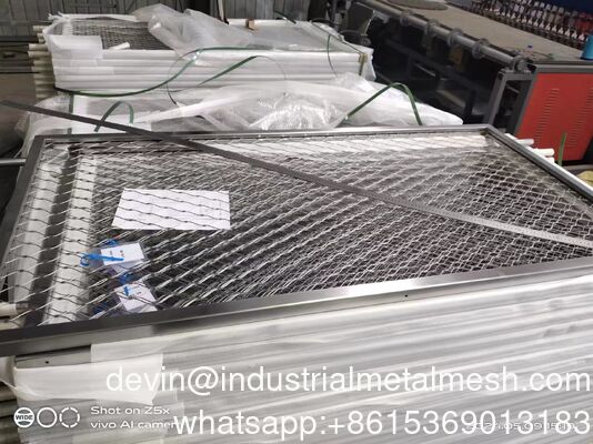 Assemblage facile 304 316 316L Maille métallique en câble d'acier inoxydable pour utilisation de sécurité sur héliport