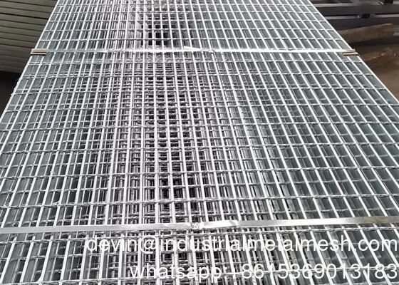 Maille plate-forme plate marine en acier de forme de plat de grille en acier de plafond de 30 x de 100 millimètres