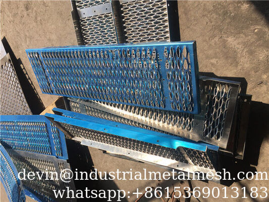 Maillage métallique en acier inoxydable, prise de trou en diamant, support de planche, grille de sécurité pour passerelle