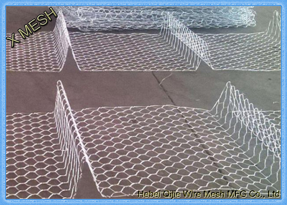 mur de soutènement en acier tissé galvanisé plongé chaud soudé s'ouvrant de Reno Matress de paniers de 8x10cm Gabion