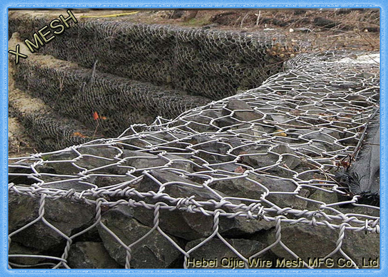 Paniers galvanisés plongés chauds standard de Gabion de matelas d'ASTM A975 Reno pour des projets de contrôle d'érosion