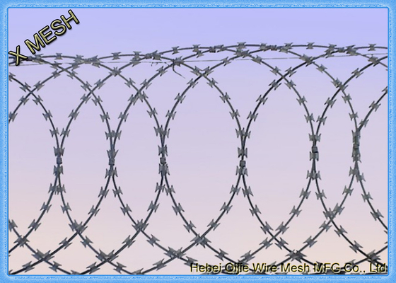 Profil plat de Razorwire – une alternative utile au fil en accordéon de rasoir avec des agrafes