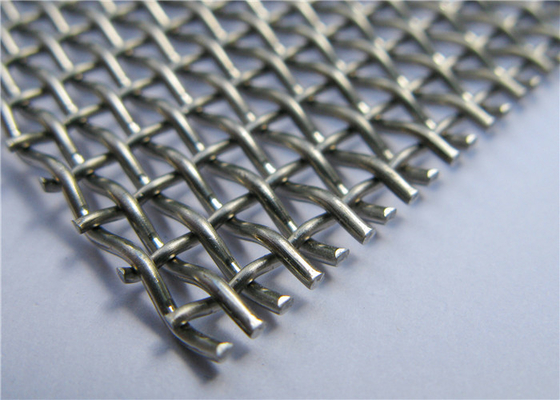 Fabrication de grillage tissée par plaine de l'acier inoxydable 304 et 316 et tissée par sergé