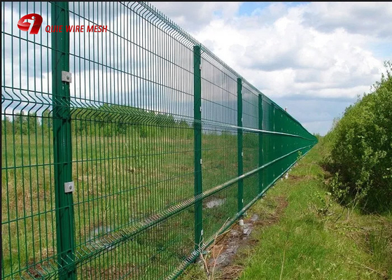 La barrière enduite de grillage de PVC d'anti montée lambrisse 1530mm 1830mm 2030mm pour la couleur multi