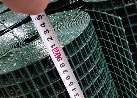 le PVC coloré par vert de GV 3/4X3/4 a enduit le fil soudé Mesh Rolls pour la volaille