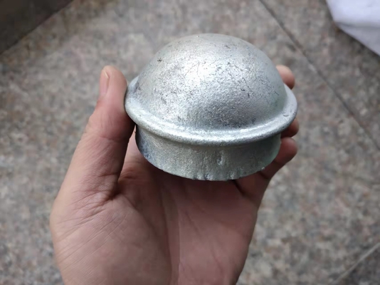 Barrière soudée Post Caps de maillon de chaîne du rond 80nb 150nb de fil