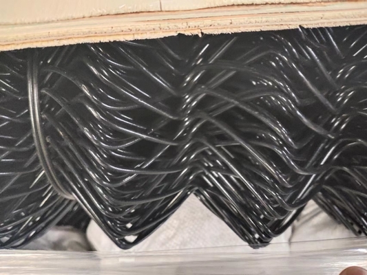Le vinyle s'ouvrant de 2 pouces a enduit des sports de Black Colored For de barrière de maillon de chaîne